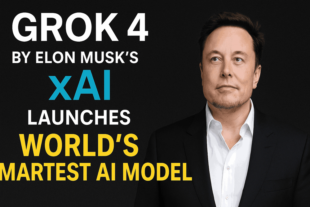 Grok 4 Debuts: Elon Musk’s xAI Unveils “Smartest AI” in the Race for Next-Gen Intelligence