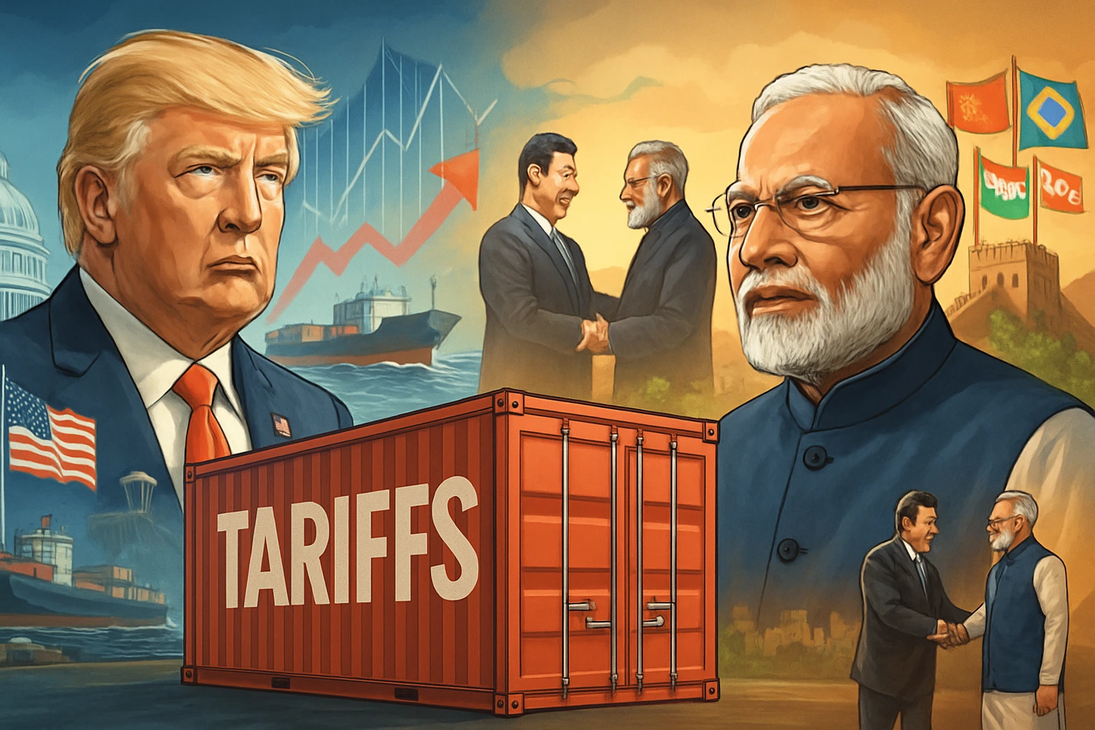 Trump Hikes U.S. Tariffs on India to 50% Over Russian Oil Purchases