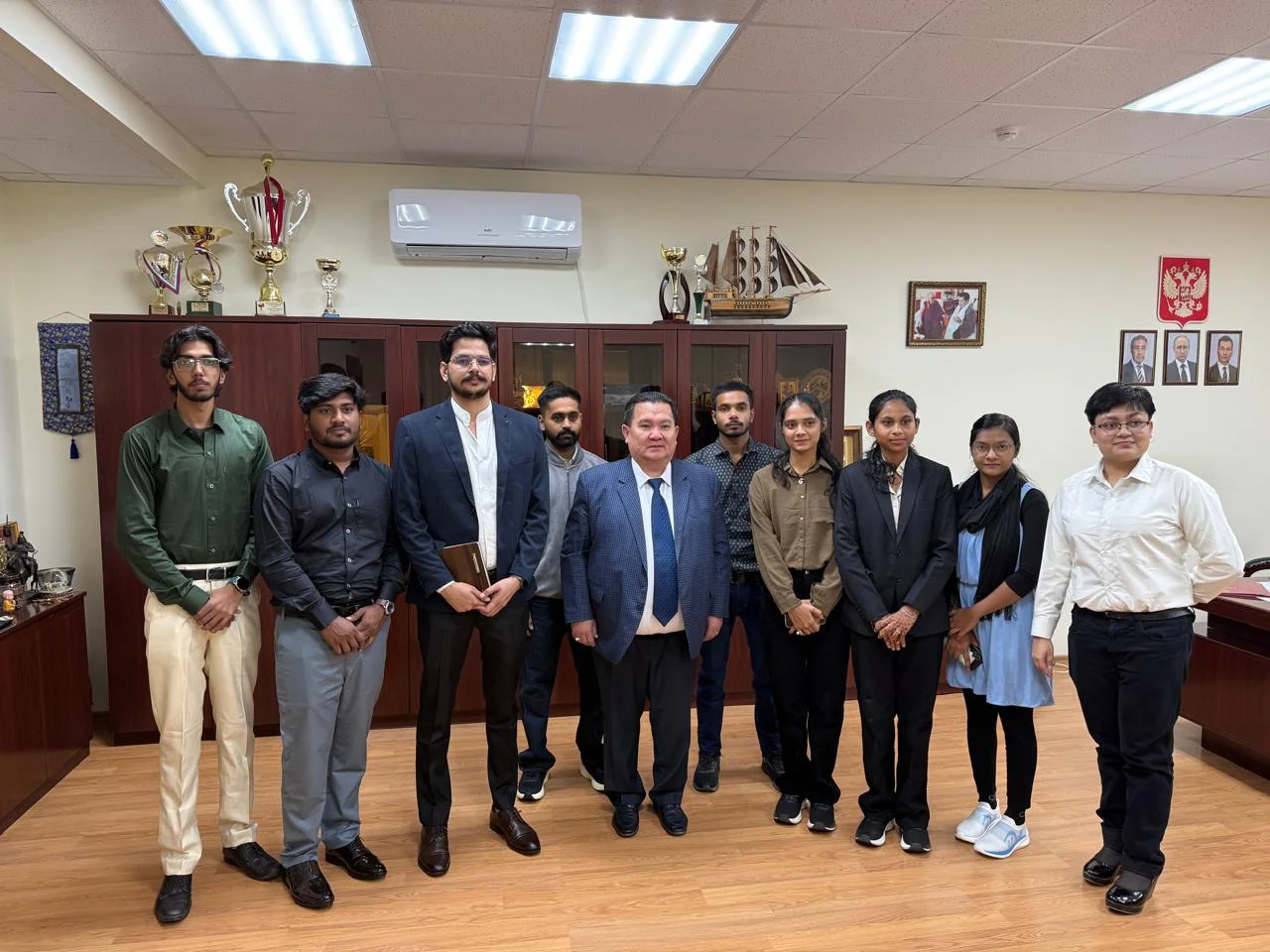 First Batch of Indian Students Welcomed at Kalmyk State University Ahead of International Buddhist Forum